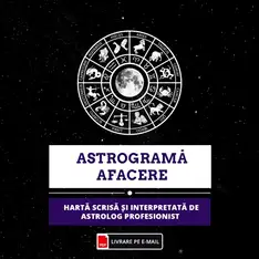 Astograma afacere, evolutie financiara si semnare contracte, momentele de succes si precautii la investitii, format audio 60 min