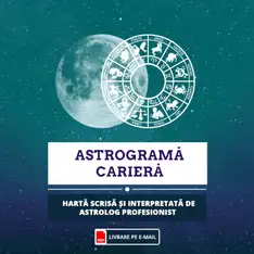 Astrograma pentru vocatia profesionala si cariera, durata 40 min, format audio livrare E-mail