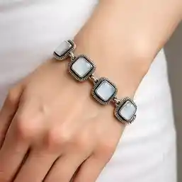 Bratara 6 pietre cristal stanca