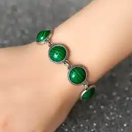 Bratara 7 pietre Malachit