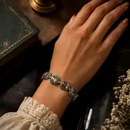 Bratara 6 pietre Mother of Pearl
