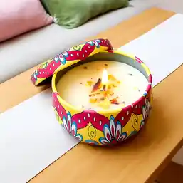 Lumanare parfumata naturala Citronella antițânțari