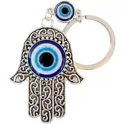 Breloc Hamsa și Ochiul norocos