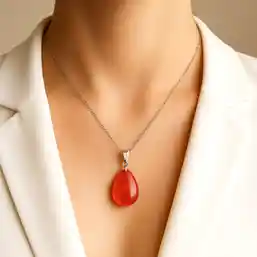 Pandantiv Cuartz Cherry