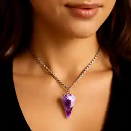 Pendul piatra de ametist