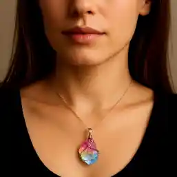 Colier cu pandantiv si lantisor