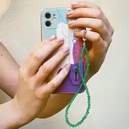 Șnur pentru telefon piatra Calcedonie