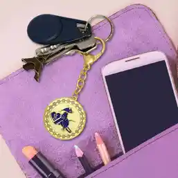 Breloc Sobolan albastru