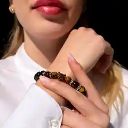 Bratara Ochi de Tigru cu cap de tigru