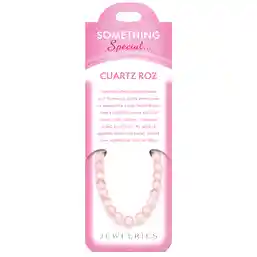 Bratara Cuart Roz pe felicitare personalizata