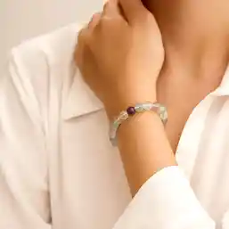 Set bratara Fluorina cu felicitare personalizata