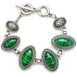 Brățară 4 pietre Malachit