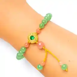 Brățară Aventurin cu mandală florală