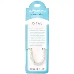 Set bratara Opal pietre cu felicitare personalizata