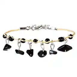 Brățară Obsidian cu ideograma prosperității