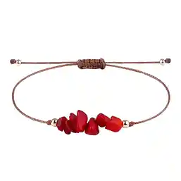 Brățară șnur coral