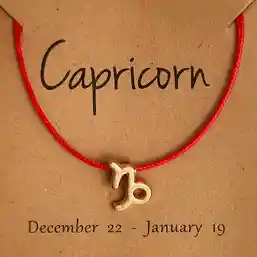 Capricorn bratara cu snur si zodii
