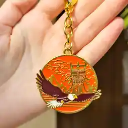 Breloc amuleta învățăturii cu vultur