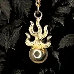 Breloc bila de foc Ksitagarbha