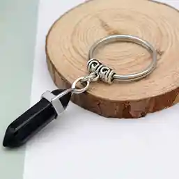 Breloc Obsidian Negru