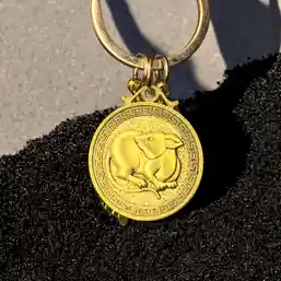 Breloc zodia Șobolan cu Wu Lou