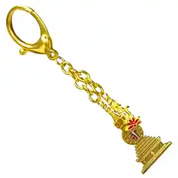 Breloc Stupa Kalachakra și silaba hum pe lotus