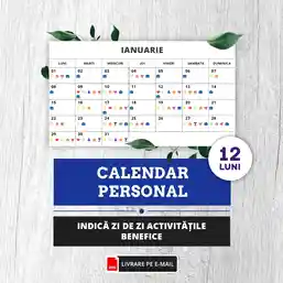 Calendar personal 12 luni