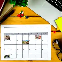 Calendar personal pe 1 luna