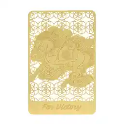 Card Maimuță pe Cal zburător 2026 metalic