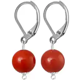 Cercei jasp roșu