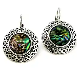 Cercei Mother of Pearl piatra nacru sau sidef