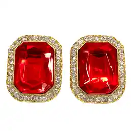 Cercei zirconiu roșu