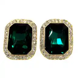 Cercei zirconiu verde