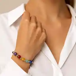 Bratara argint 925 cu 7 chakre