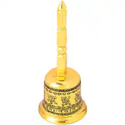 Clopot tibetan cu 8 simboluri norocoase și pagoda feng shui