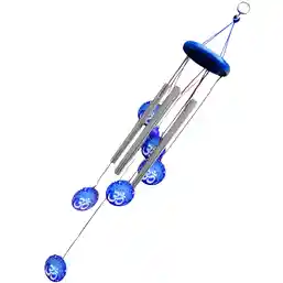 Clopotei de vant cu tuburi sonore si simbolul ohm