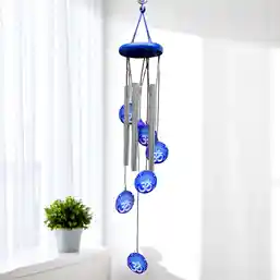 Clopotei de vant cu tuburi sonore si simbolul ohm