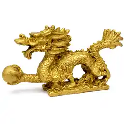Dragon norocos feng shui cu perla nemuririi pentru bogatie