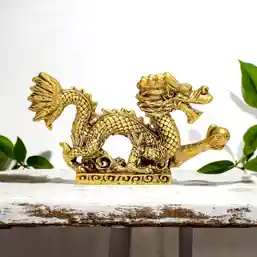 Dragon norocos feng shui cu perla nemuririi pentru bogatie