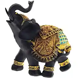 Elefant cu trompa in sus