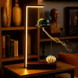 Fantana backflow 2 flori de lotus