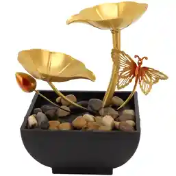 Fântână fluture și lotus