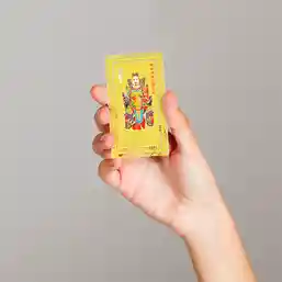 Card metalic Feng Shui cu Tai Sui
