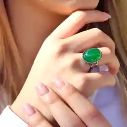 Set cadou inel Aventurin și cercei