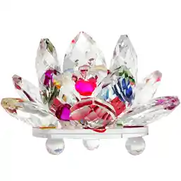 Lotus mixt din cristal de sticlă tip nufăr