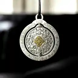 Amuleta 8 simboluri norocoase tibetane Ashtamangala