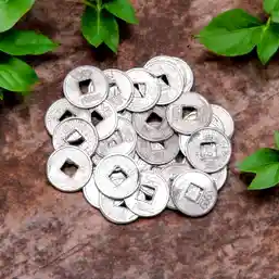 Set 24 monede argintii chinezesti