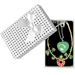 Set brățară și pandantiv Aventurin ajustabile