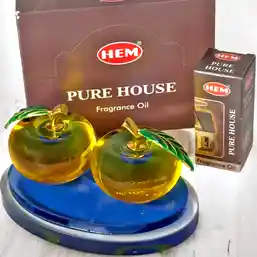 Cadou 2 mere cu suport aromaterapie si ulei Pure House