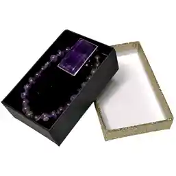 Set brățară și inel Ametist ajustabile